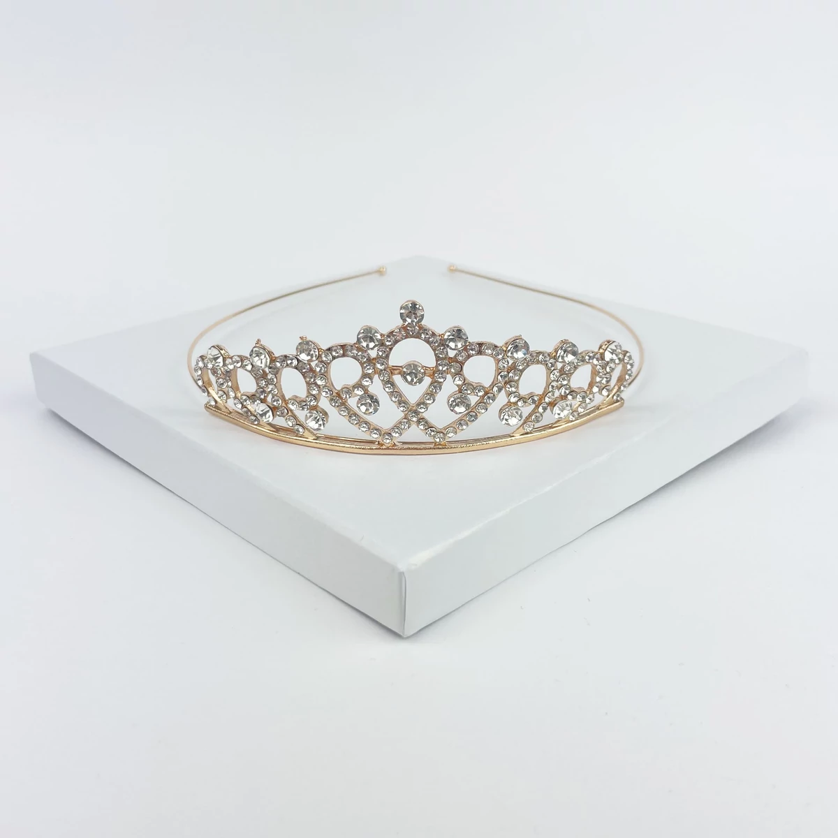 Dorotea arany színű menyasszonyi tiara