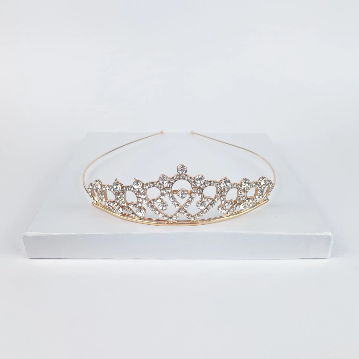 Dorotea arany színű menyasszonyi tiara