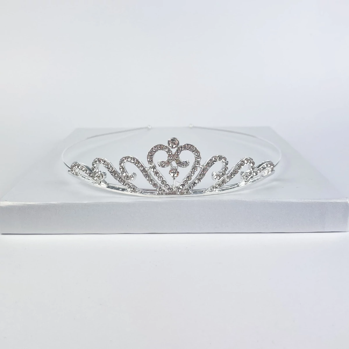 Penelopé ezüst menyasszonyi tiara