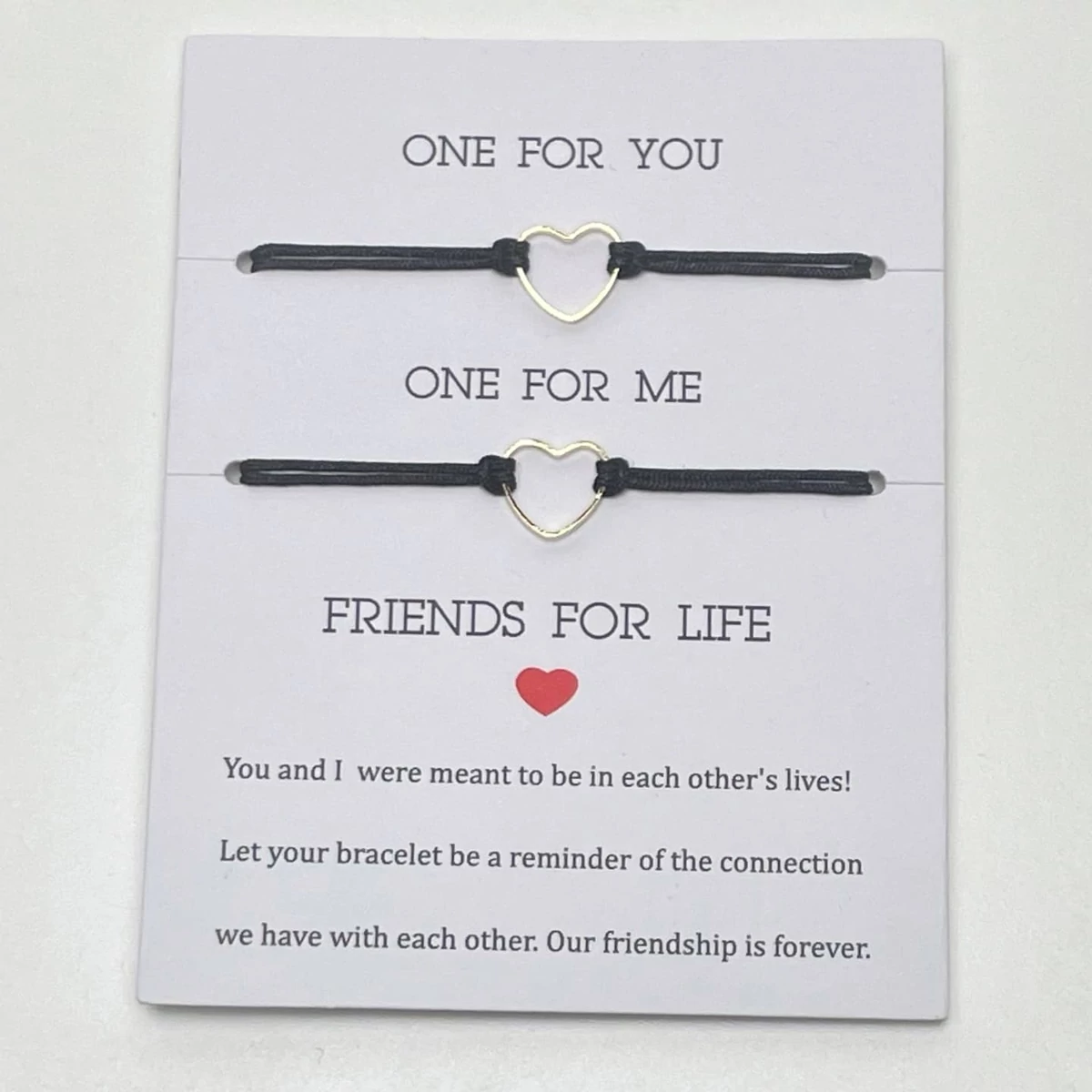 Friends for life barátság karkötő szett