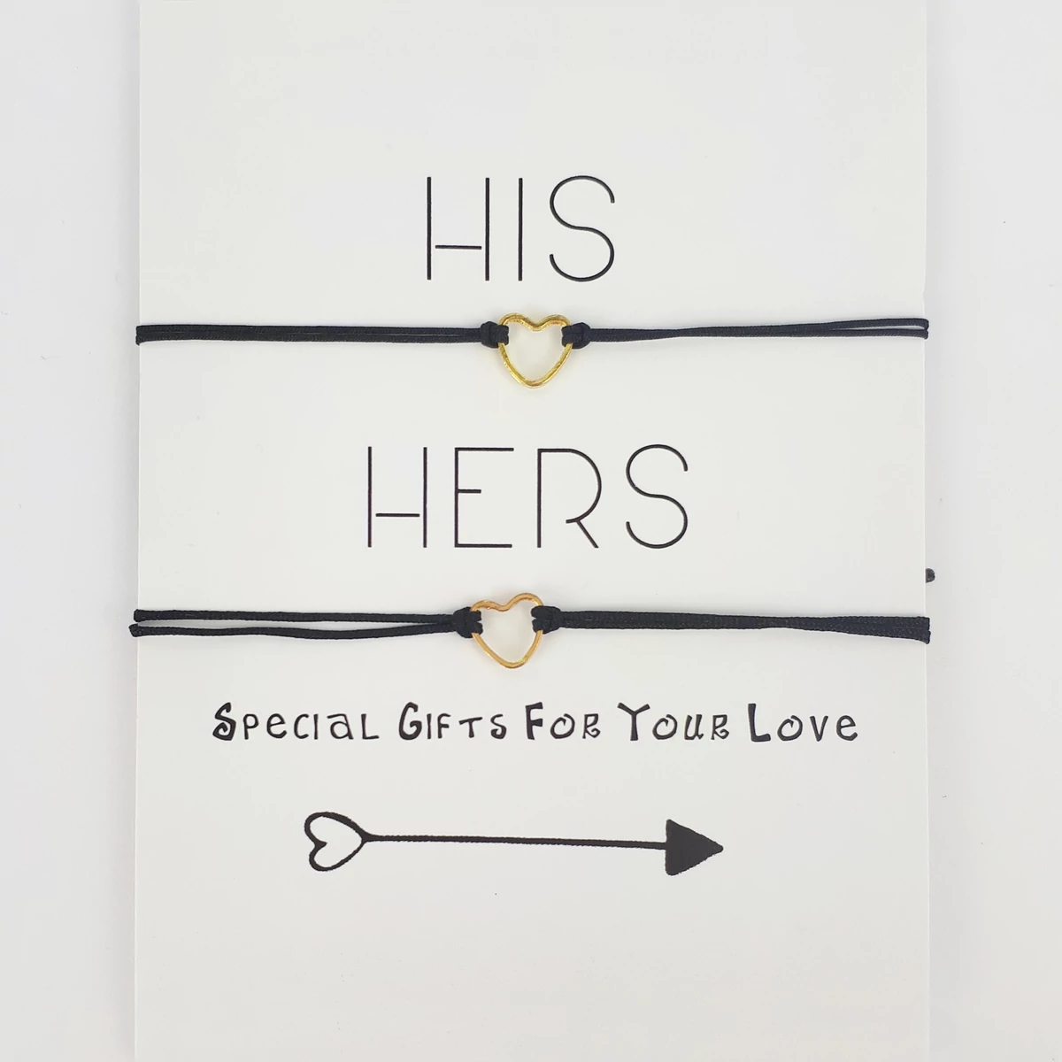 His-hers szíves karkötő szett