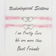 Unbiological sisters rózsaszín karkötő szett