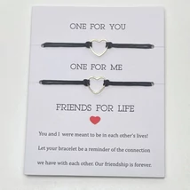 Friends for life barátság karkötő szett