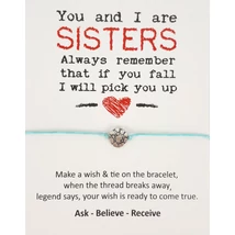 Sisters kék barátság karkötő
